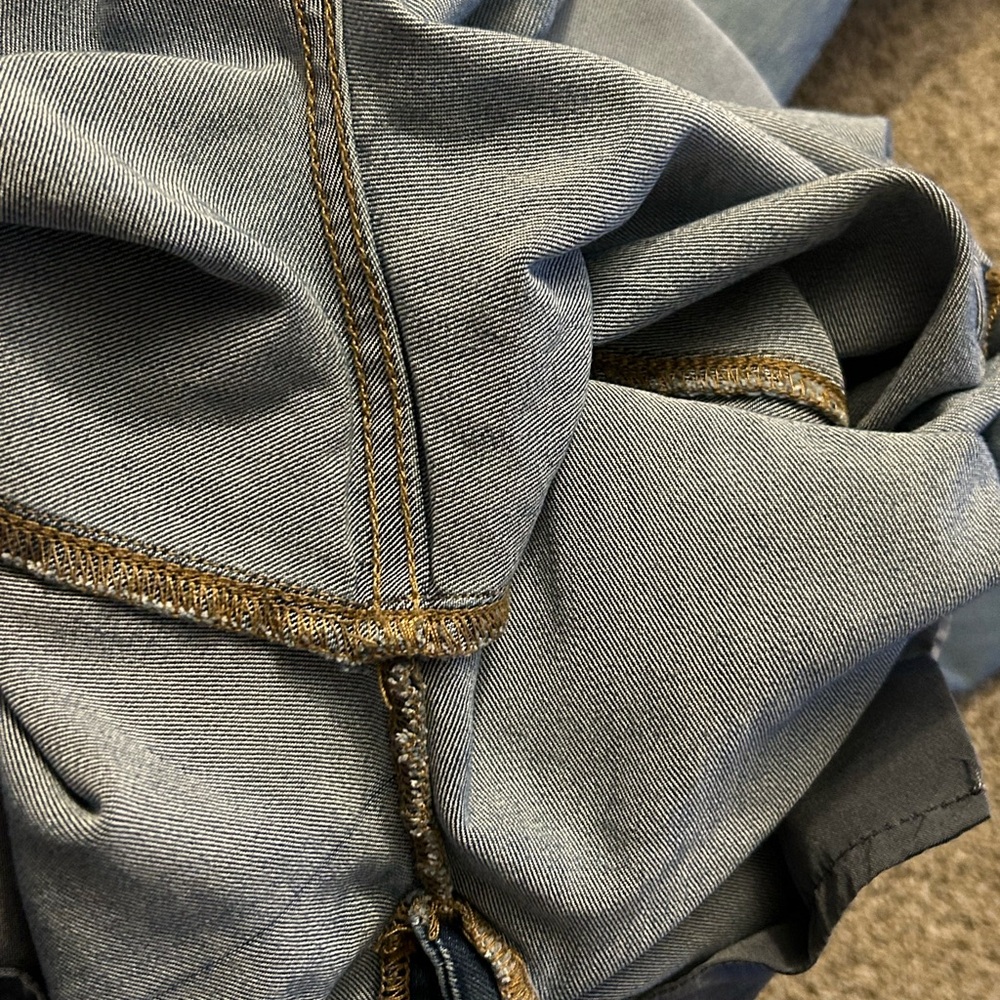 Lands' End Women's Blue Boot Cut Jeans - Picture 7 of 9